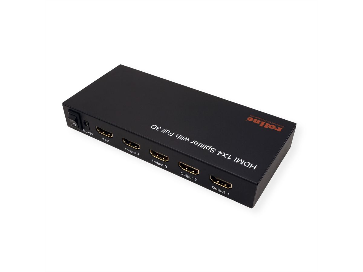 ROLINE HDMI Splitter, 4-way