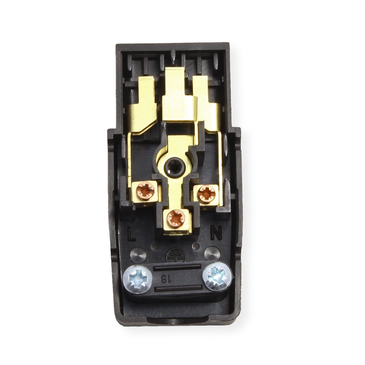 BACHMANN Apparaten stroom connector IEC320 C19 16A/250VAC, zwart