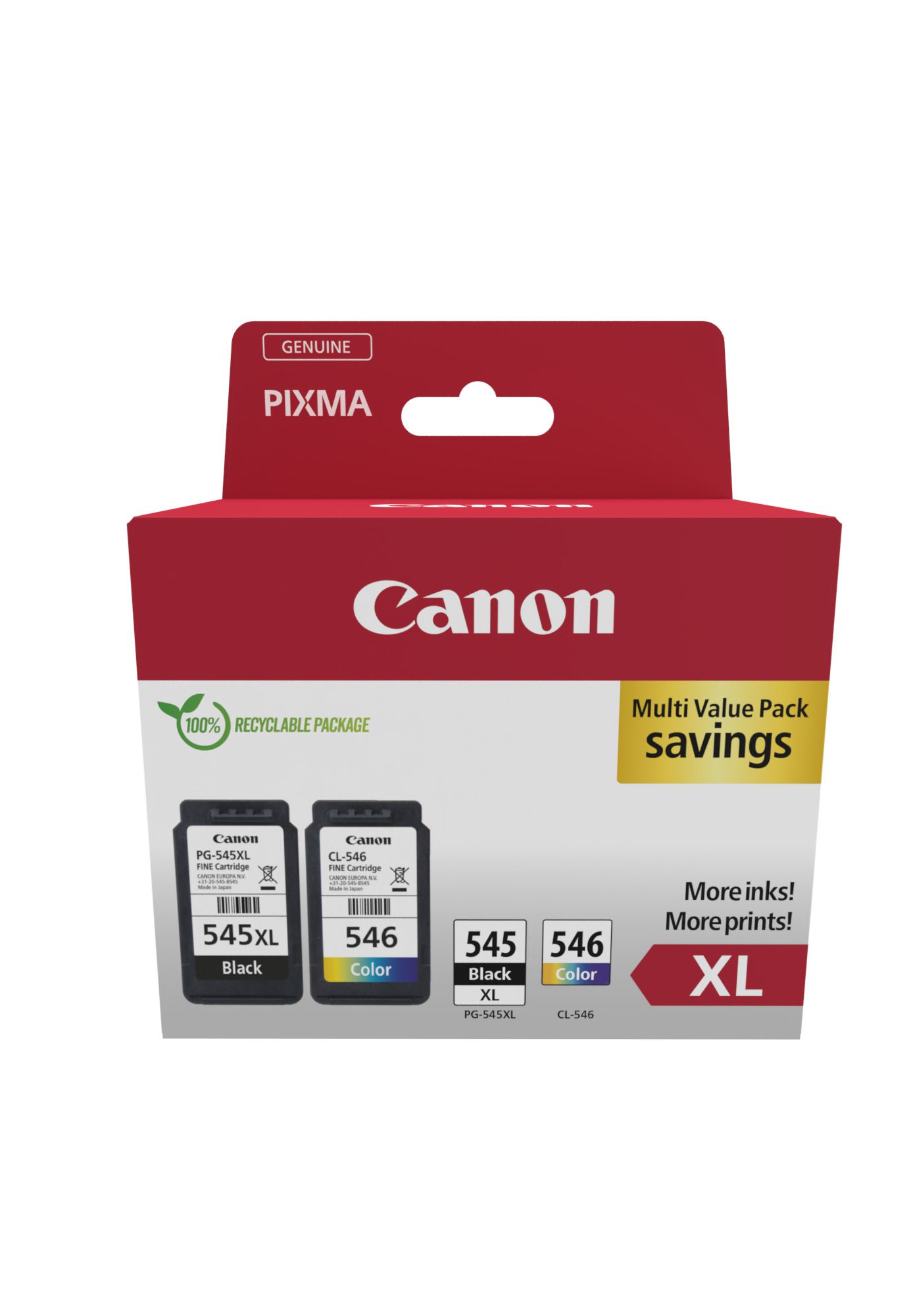 Canon 8286B010 ink cartridge 2 pc(s) Original High (XL) Yield Black, Cyan, Magenta, Yellow