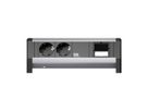 BACHMANN DESK 2xCEE7/3 1xCM GST18, black