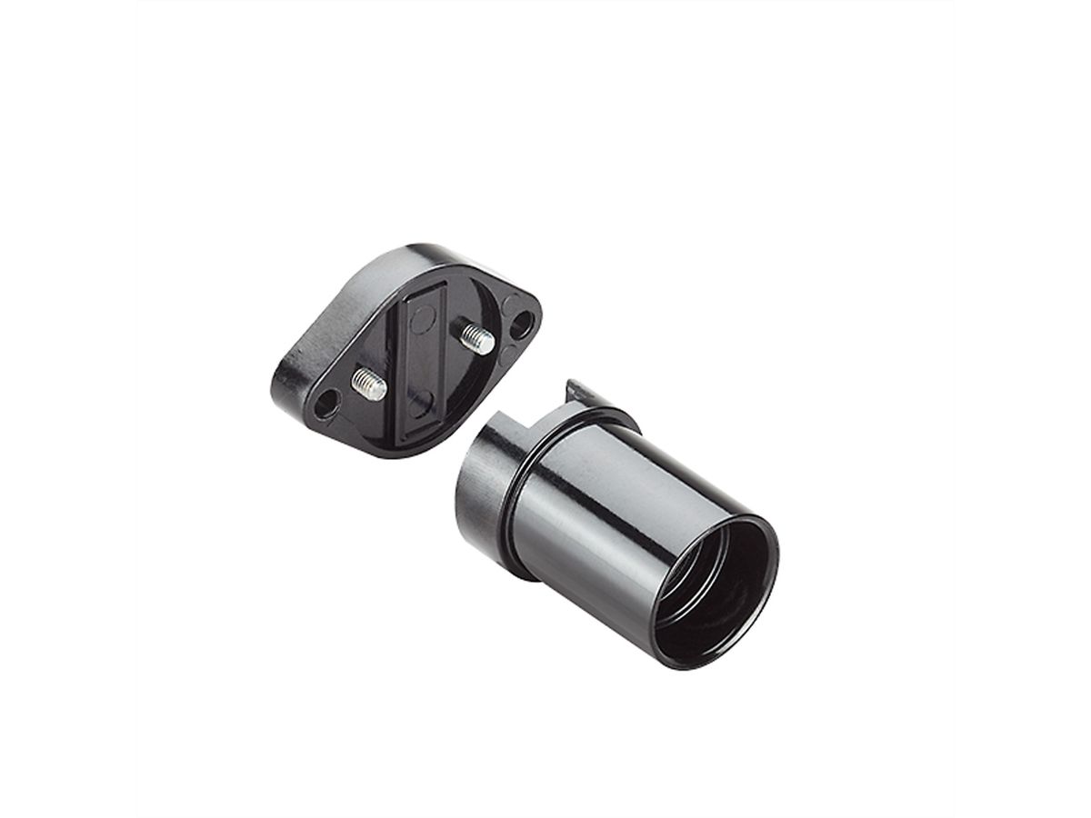 BACHMANN Illu-socket E14 fitting base, Fastening to solid surface