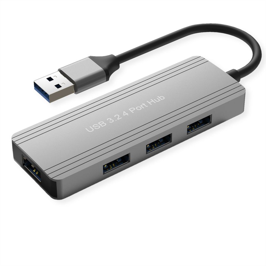 VALUE USB 3.2 Gen 1 Hub, 4-voudig, USB-A aansluitkabel