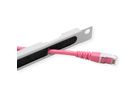 ROLINE 10-inch cable feed, with brush strip 0.5U grey