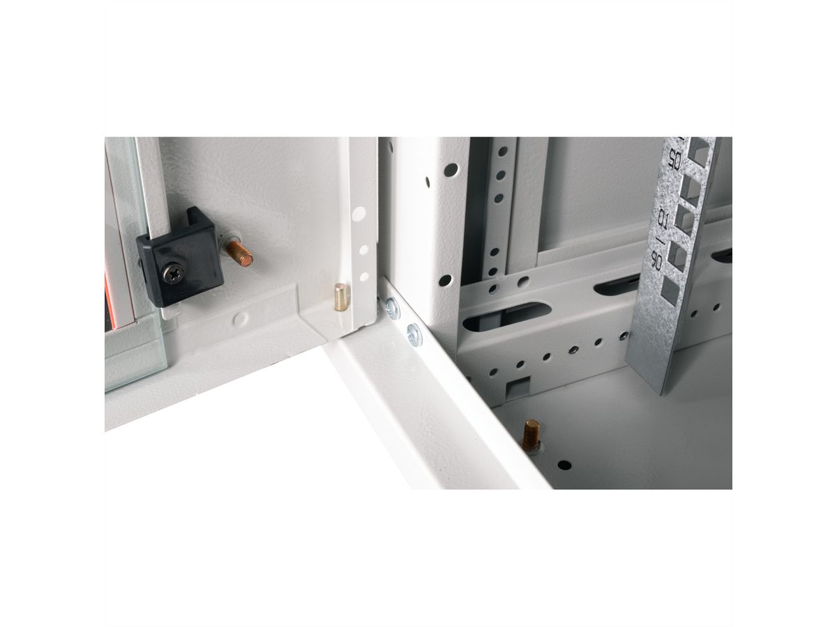 ROLINE 19" Wall Cabinet Basic Plus 6U, 600x600 BxT grey