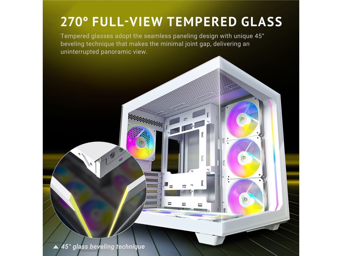 ANTEC Constellation C5 ARGB PC case Midi Tower ATX, white