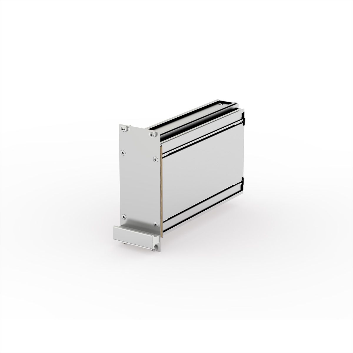 SCHROFF Insteekeenheid met frame PRO-Set, Afgeschermd, gladde afdekking, 1 connector, 3 HE, 10 HE, 167 mm
