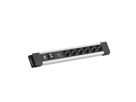 BACHMANN CONNECTUS 6xCEE7/3, 1xSPD-Plus 1xSchalter 2,0m CEE7/7 Grau
