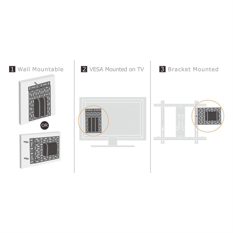 ROLINE Media player holder, large (340 x 224 mm)