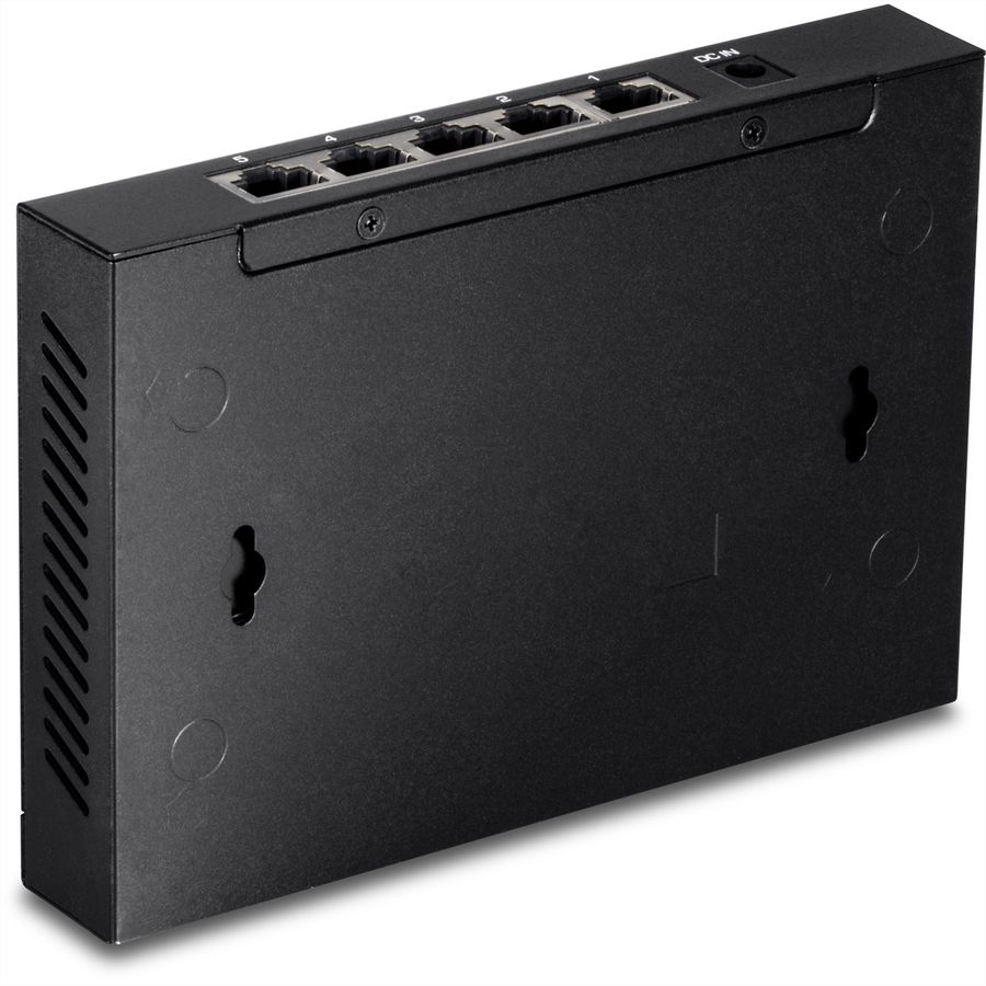 TRENDnet TEG-S350 5-Poorts 2.5G Switch, zwart