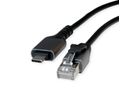 VALUE USB 3.2 Gen 2 Type C naar Gigabit Ethernet converter kabel , zwart, 3 m