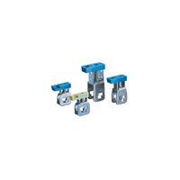 SCHROFF Terminal Clamps for Distribution Box, 4 mm², Yellow/Green (PE)