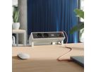 BACHMANN DESK2 2xP40 1xUSB C/C 65W, L=0.2m INOX
