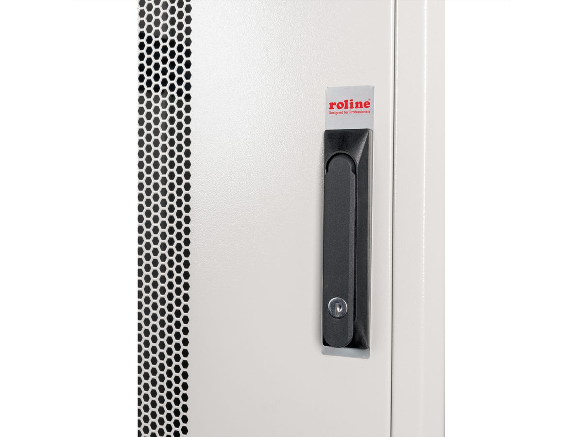 ROLINE 19-inch Server Cabinet Basic 42 U, 800x1000 WxD perforated grey