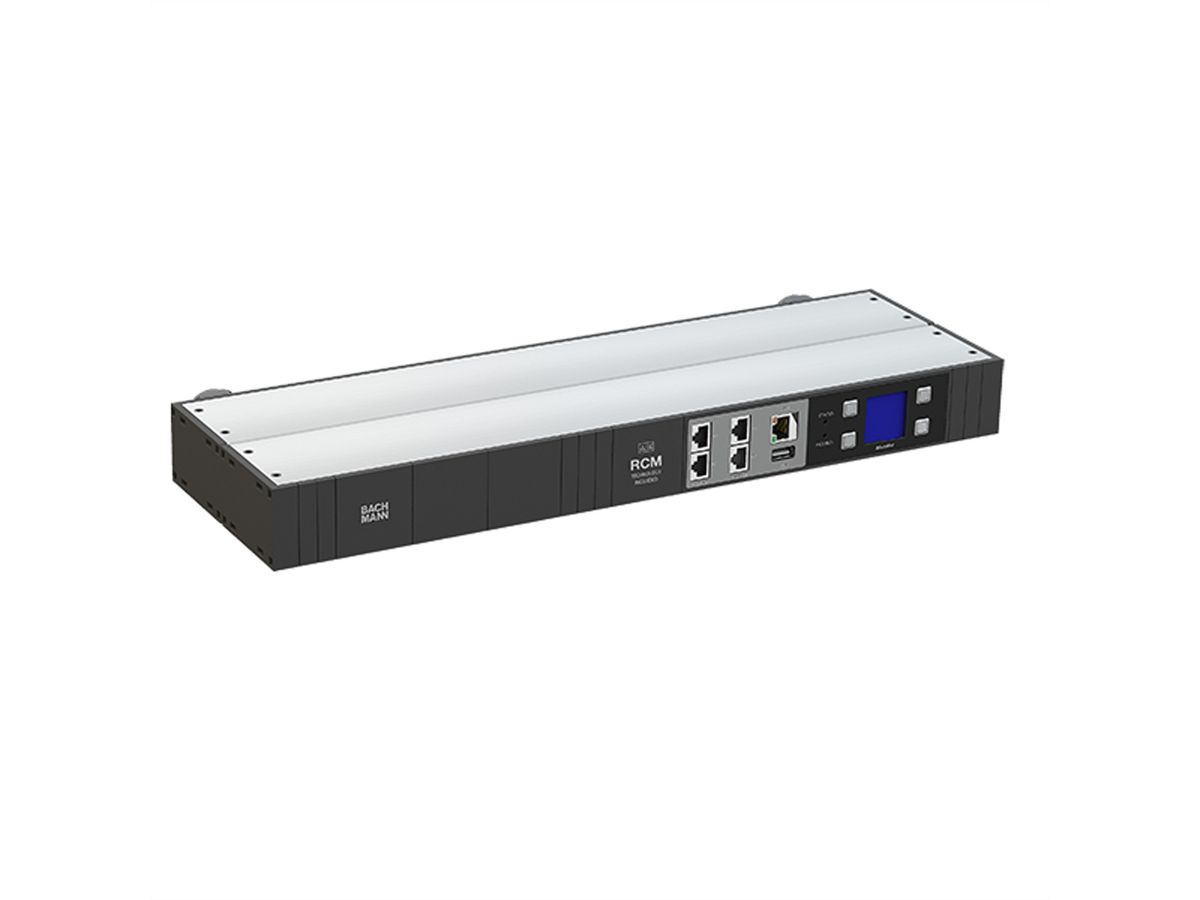 BACHMANN BN3000 RCM XXL PROFIL 3x16A, Measurement p.Ph.3mH05VV-F 5G2,5 CEE3x16A Lan