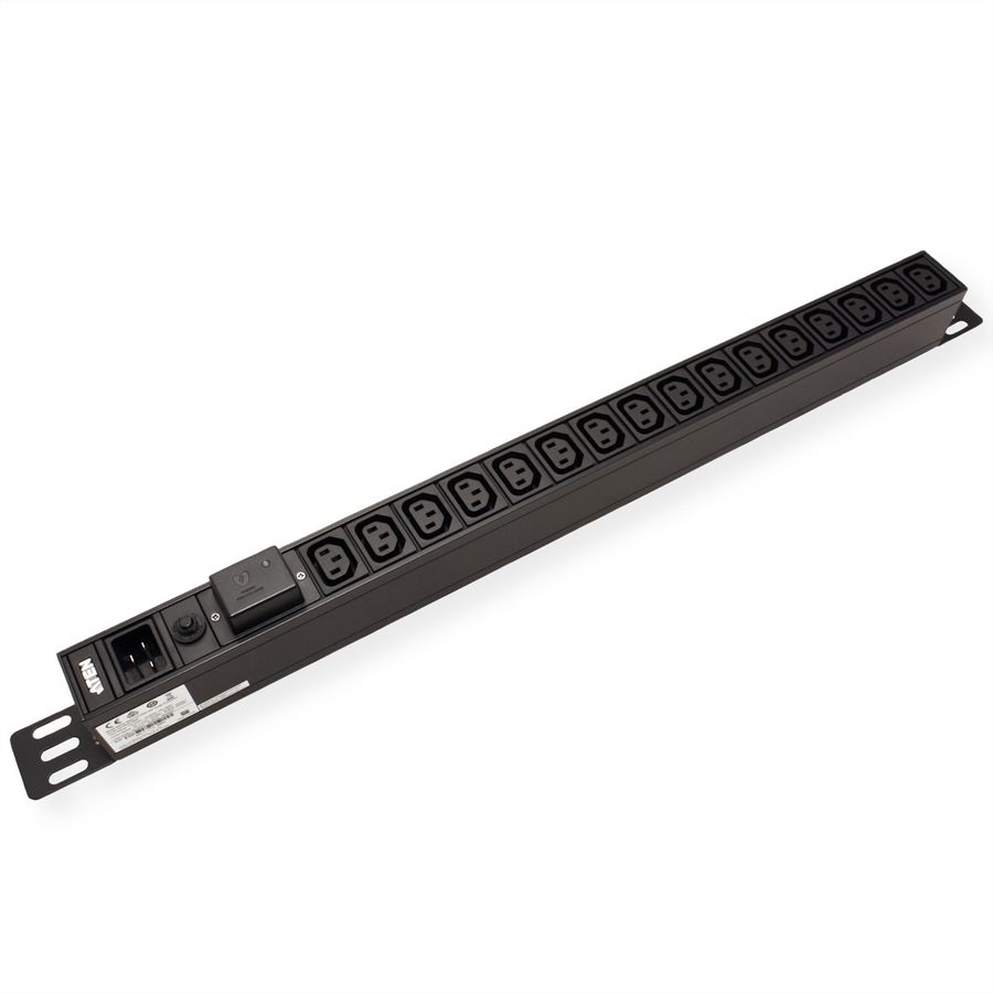 ATEN PE0216SG 0U 16A 16-poorts Basic PDU met overspanningsbeveiliging