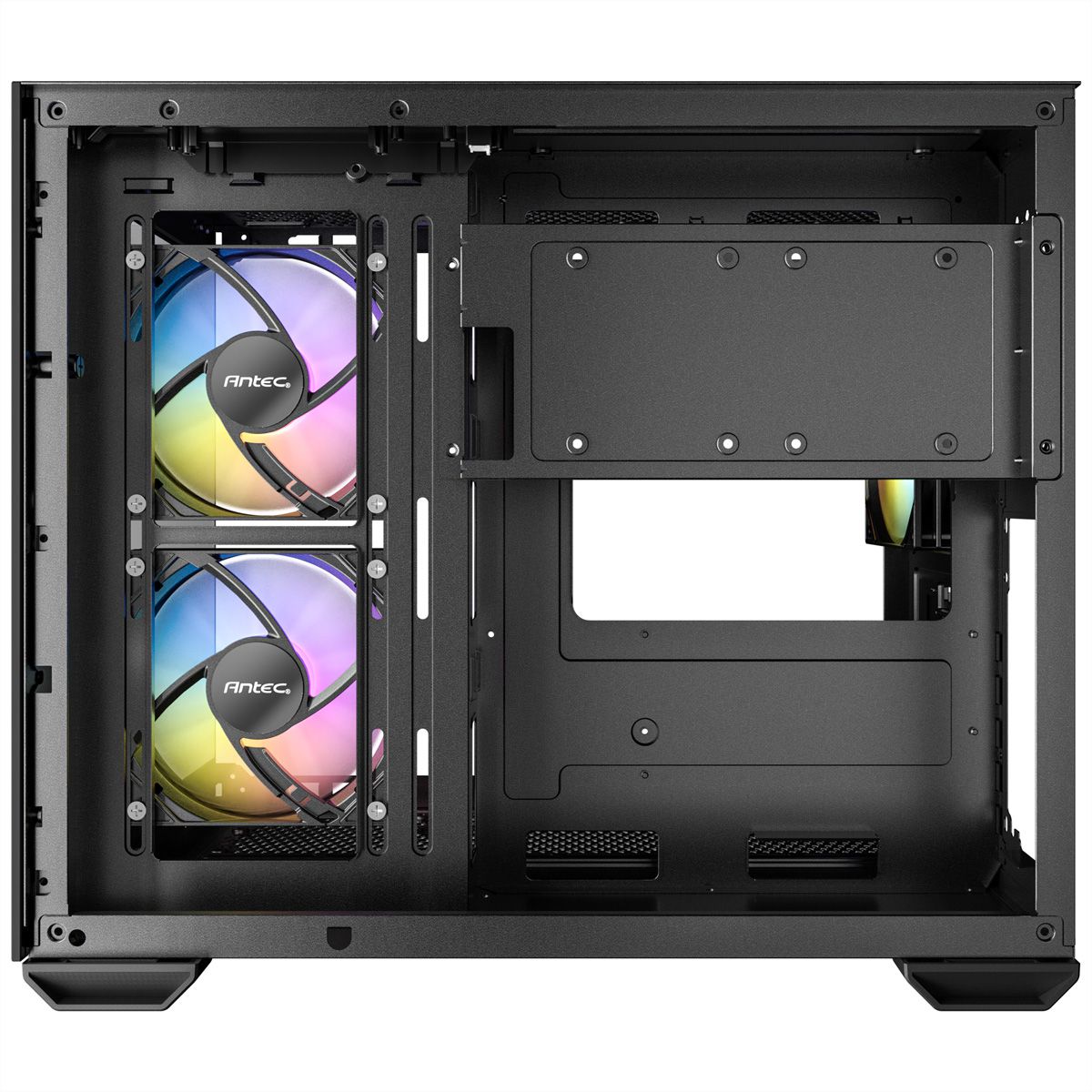 ANTEC CX600M ARGB B Micro-ATX Tower Gaming PC Case, black