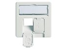 TELEGÄRTNER Faceplate for Telecommunications Outlets, alpine white