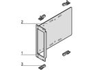 SCHROFF CPCI-module voor station 1x 3 1/2", 3 HE verticaal, met frontpaneel
