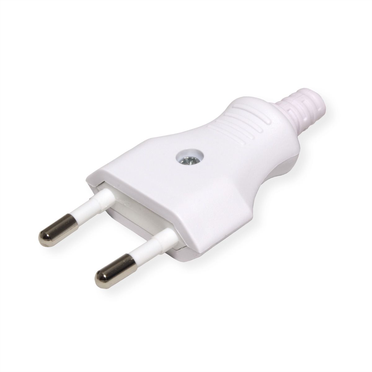 BACHMANN Euro flat plug 2.5A/250VAC, mounting, white