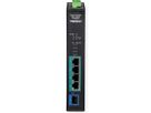 TRENDnet TI-PGM541 5-poorts Rail Switch Industrieel Gigabit PoE+, zwart