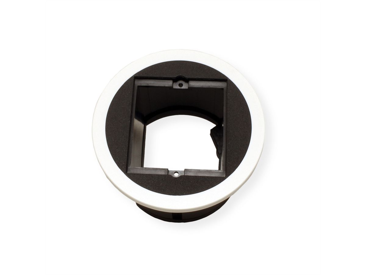 BACHMANN PIX 1x ABD with decorative rings in white and black