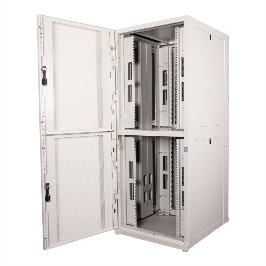 ROLINE colocation-kast 45HE 800x1000 mm, 2 compartimenten, grijs