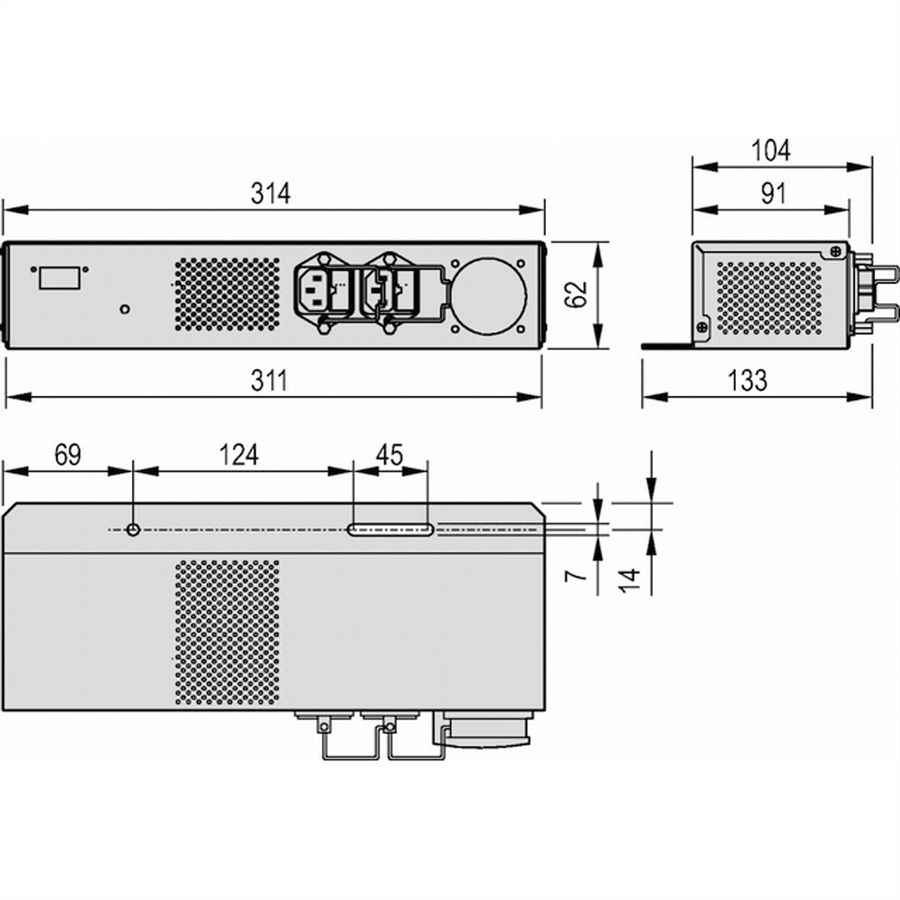 SCHROFF Varistar LHX 20 AC-Mains Switch-Over