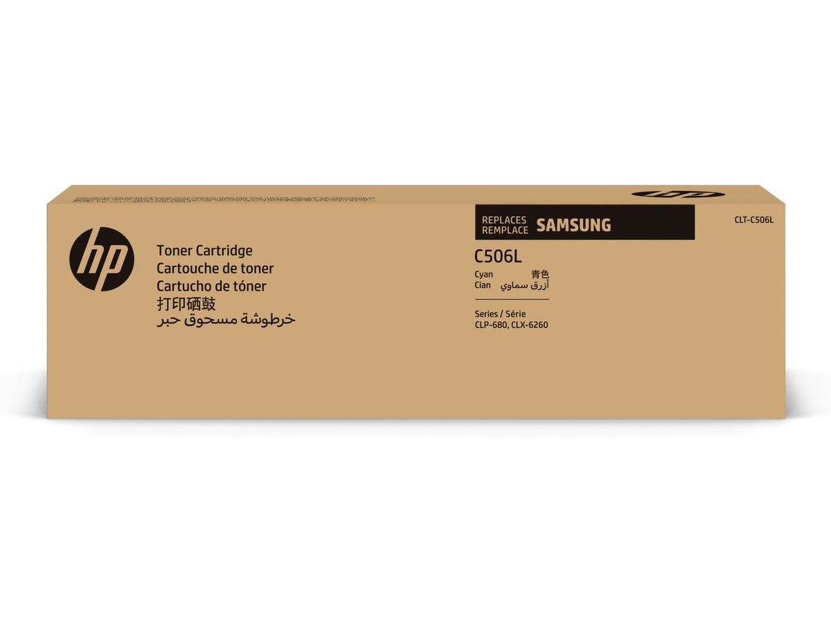 Samsung CLT-C506L cyaan hogerendementstonercartridge