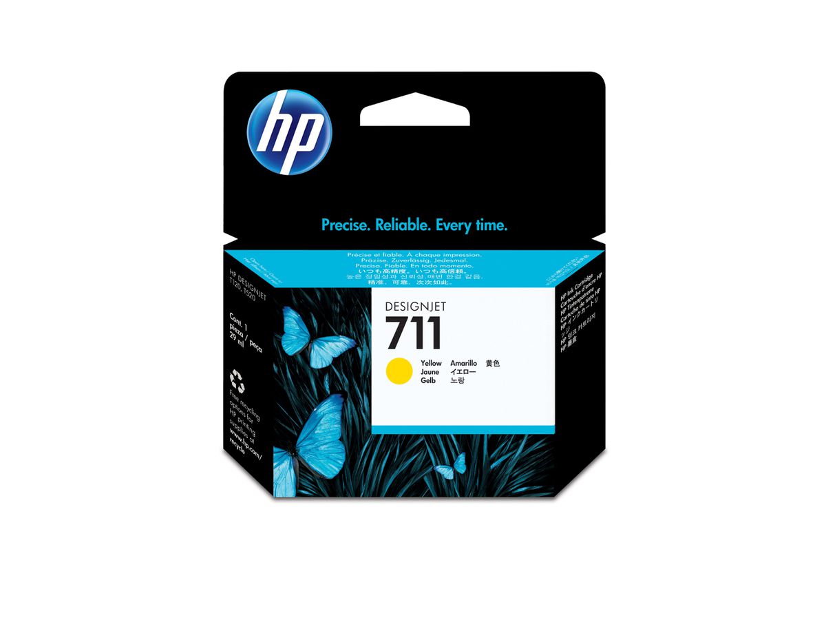 HP 711 29-ml Yellow DesignJet Ink Cartridge