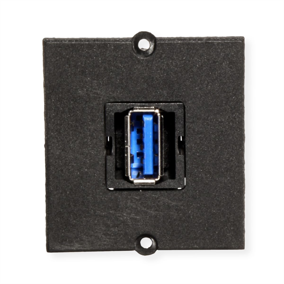 BACHMANN Frame 1xUSB 3.0, 90° uitgang zijkant