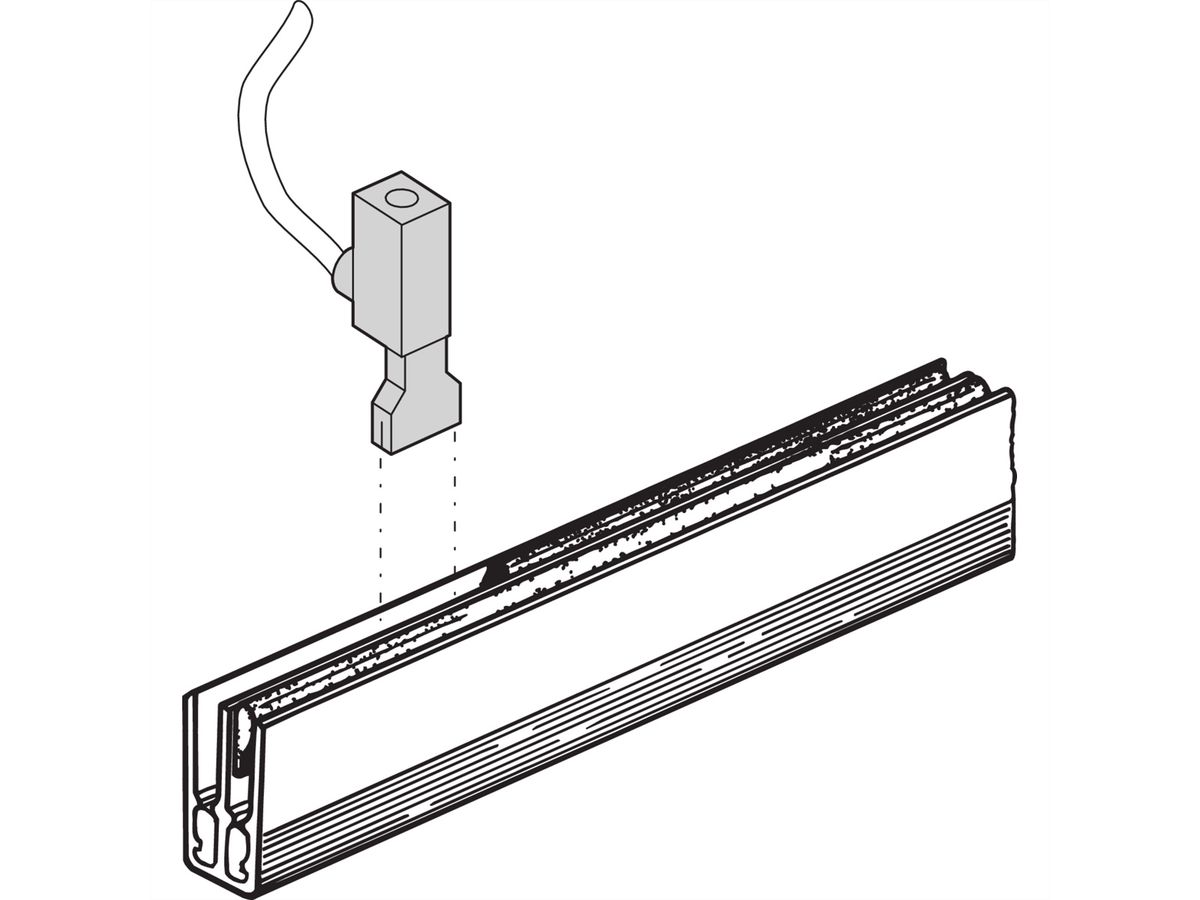SCHROFF Power Connector 125 A for Busbar 1 ... 4 Pole