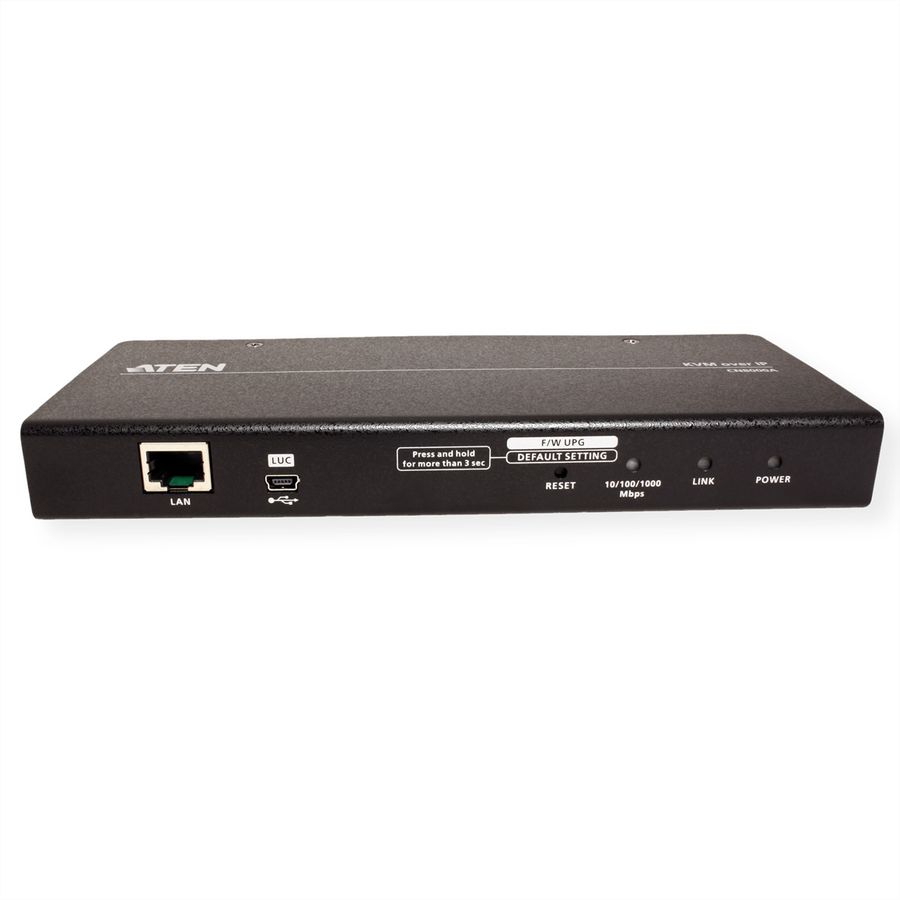 ATEN CN8000A KVM Over IP-besturingseenheid, met virtuele media interface
