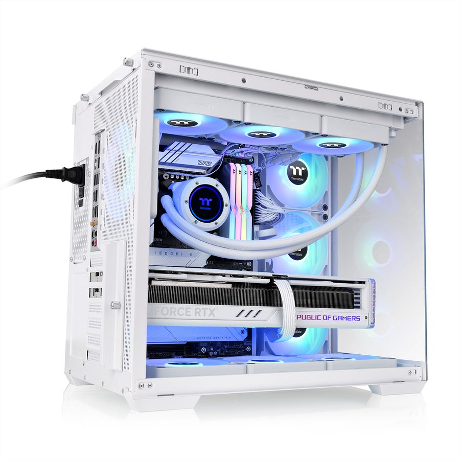 Thermaltake View 380 WS ARGB Mid Tower Gehäuse, Weiss