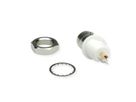 TELEGÄRTNER BNC Bulkhead Socket, insulated with white insulating flange