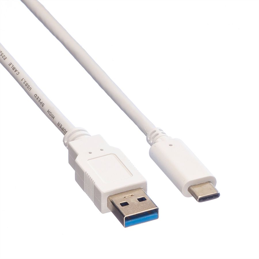 VALUE USB 3.2 Gen 1 kabel, A-C, M/M, 0,5 m