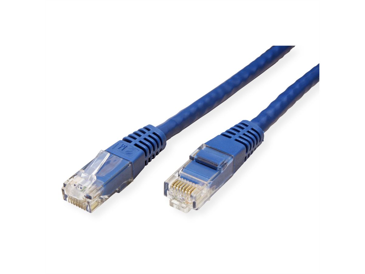 VALUE Patchkabel Cat.6 UTP (Class E), blauw, 2 m