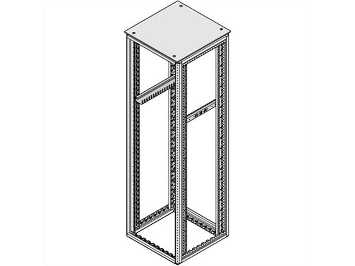 SCHROFF VARISTAR Geleiderails 25kg, max. gewicht, tbv 1000mm diepte, 2 St.