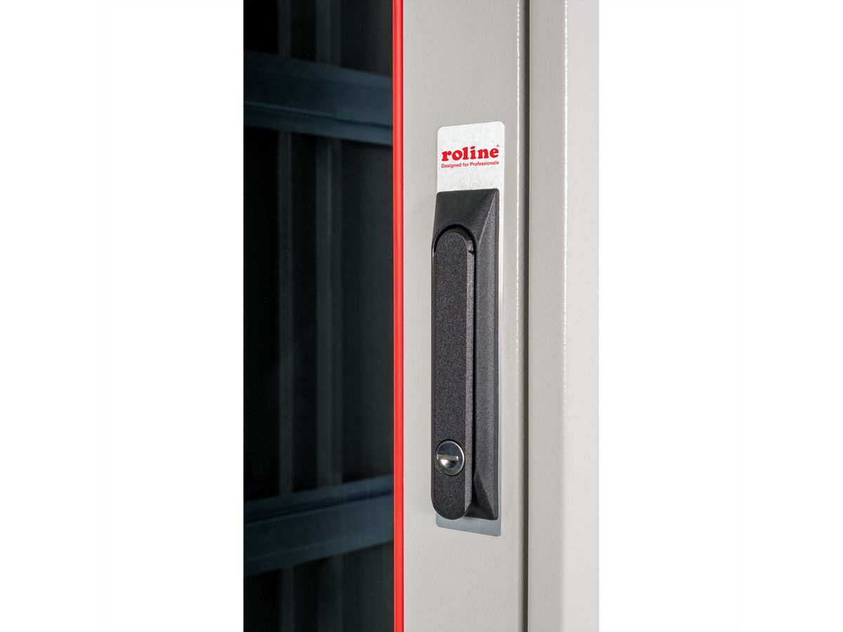 ROLINE 19-inch netwerkkast Pro 36 U, 600x600 BxD Glazen deur grijs