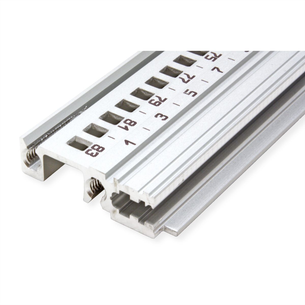 SCHROFF horizontaal railfront, type H-KD, zwaar, korte lip, 84 PK