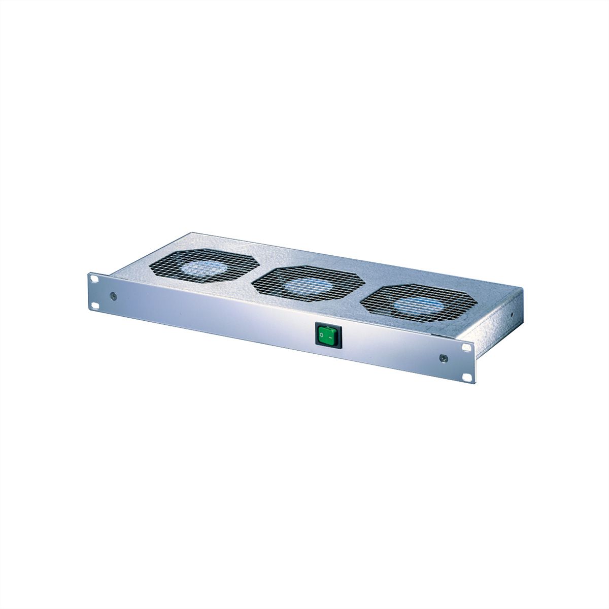 SCHROFF 19" ventilatoreenheid, 1 HE, met frontswitch, 6 ventilatoren, 24 VDC