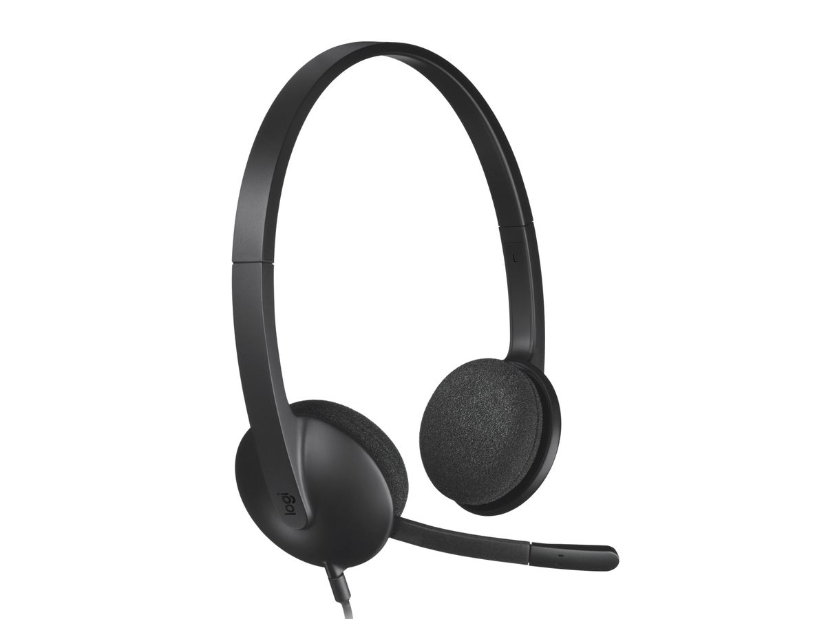 Logitech H340 USB Computer Headset Met digitale audio