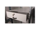 ROLINE 19-inch keyboard drawer 3 U, 400 T lockable grey