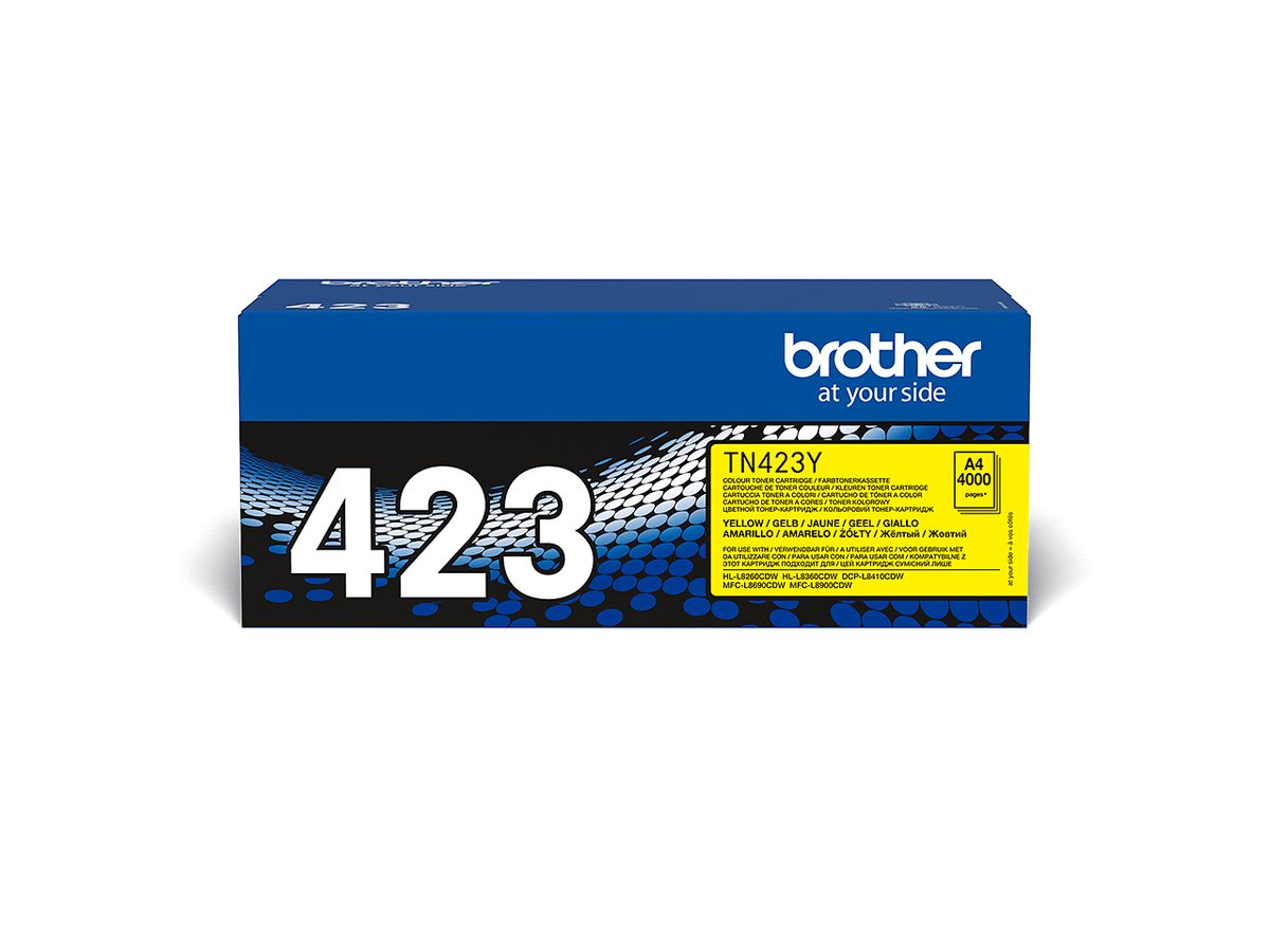 Brother TN-423Y tonercartridge 1 stuk(s) Origineel Geel