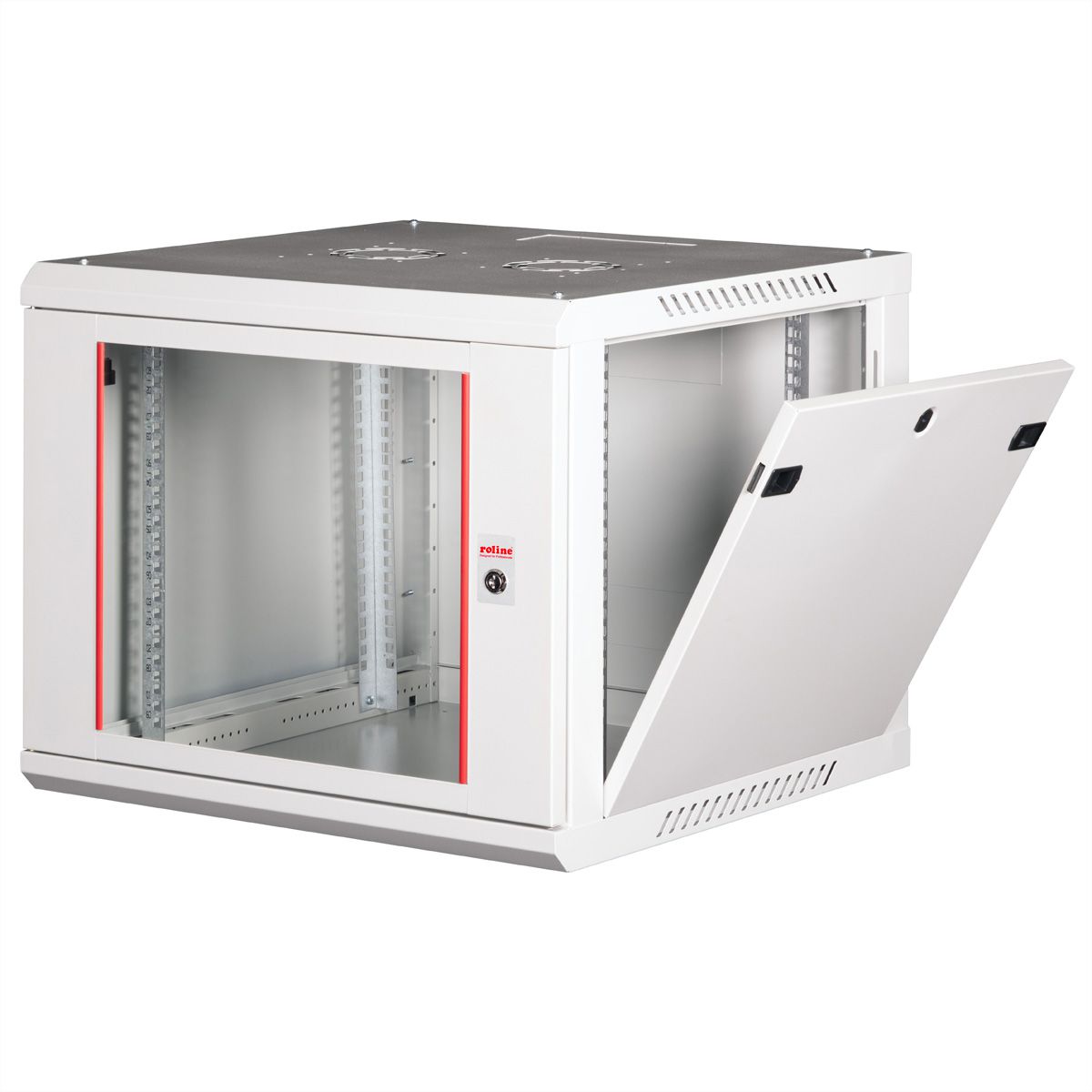 ROLINE 19" Wall Cabinet Basic Plus 9U, 600x600 BxT grey