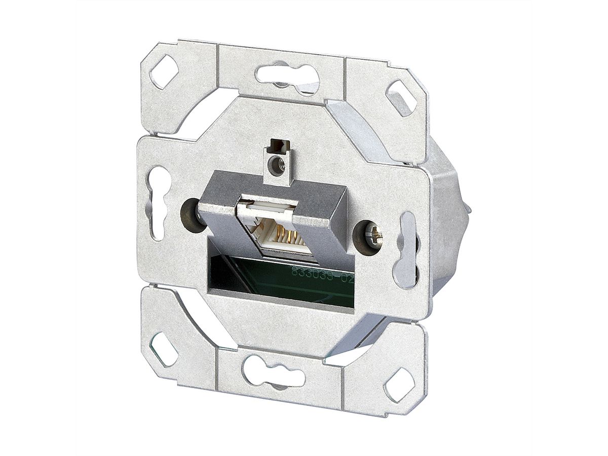 METZ CONNECT E-DAT C6A 1 port flush mounted without cover