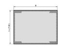 SCHROFF EuropacPRO Afdekplaat voor horizontale rail type L, licht, 84 pk, 235 mm