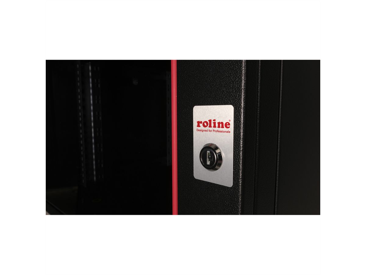 ROLINE 19-inch wandbehuizing Pro 7 U , 600x450 BxD zwart
