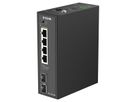 D-Link DIS-210G-06P 6-Port Switch, Smart Managed Gigabit PoE Industrial