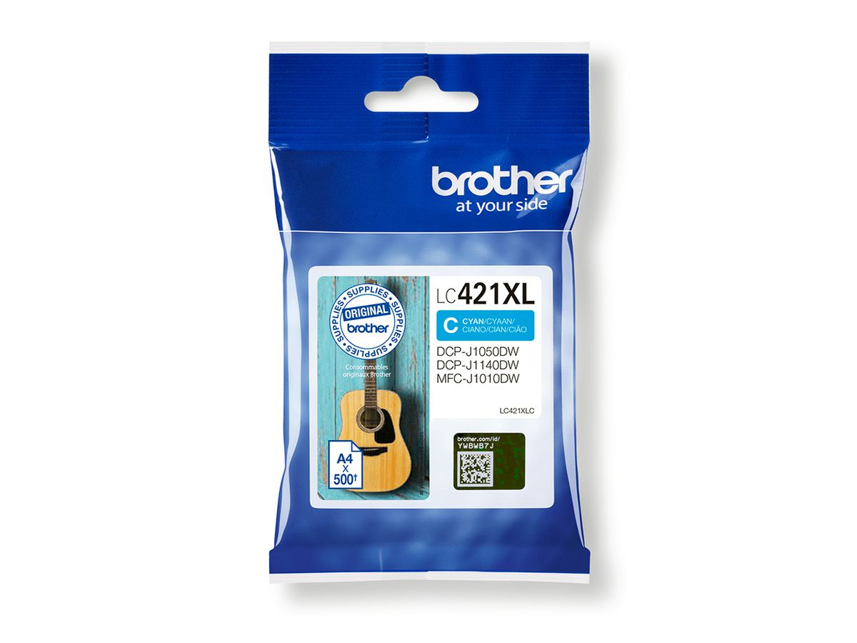 Brother LC421XLC ink cartridge 1 pc(s) Original Cyan