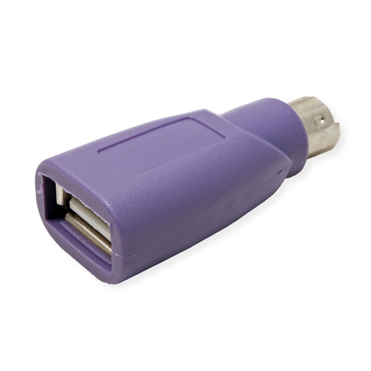 VALUE PS/2 - USB toetsenbordadapter, paars